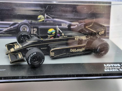 Ayrton Senna Lotus 98T #12 Brazil GP (1986) - Altaya - 1:43