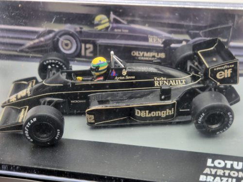 Ayrton Senna Lotus 98T #12 Brazil GP (1986) - Altaya - 1:43