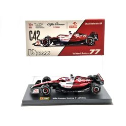   Alfa Romeo F1 C43 #77 (2022) Bahrain GP - Valtteri Bottas - Bburago - 1:43 - s postavičkou pilota