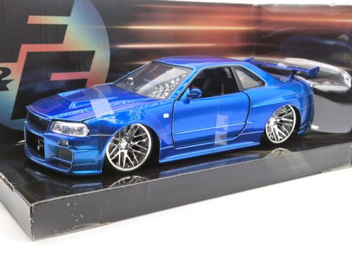 Nissan Skyline GT-R R34 - Fast&Furious -  Rýchlo a zbesilo - Brian's Skyline -  Jada - 1:24