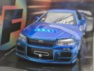 Nissan Skyline GT-R R34 - Fast&Furious -  Rýchlo a zbesilo - Brian's Skyline -  Jada - 1:24