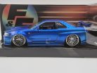 Nissan Skyline GT-R R34 - Fast&Furious -  Rýchlo a zbesilo - Brian's Skyline -  Jada - 1:24