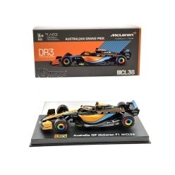   McLaren F1 MCL36 #3 (2022) Australian GP - Daniel Ricciardo - s postavičkou pilota -  Bburago - 1:43
