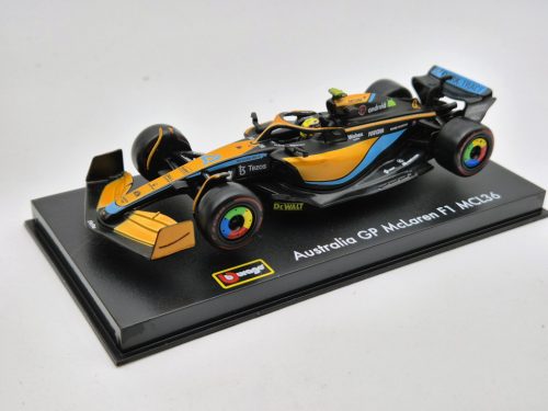 McLaren F1 MCL36 #4 (2022) Australian GP - Lando Norris - s postavičkou pilota -  Bburago - 1:43