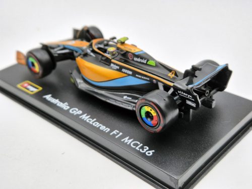 McLaren F1 MCL36 #4 (2022) Australian GP - Lando Norris - s postavičkou pilota -  Bburago - 1:43