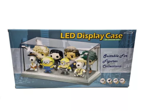 Vitrína pre model auta v mierke 1:18 - s LED osvetlením