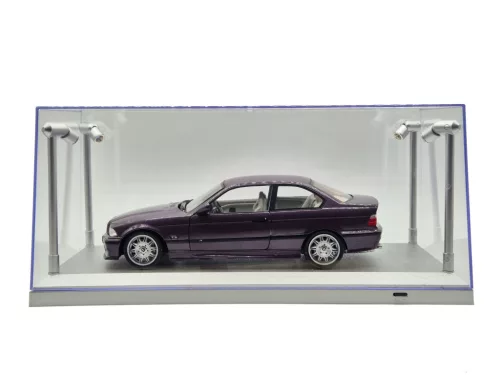Vitrína pre model auta v mierke 1:18 - s LED osvetlením