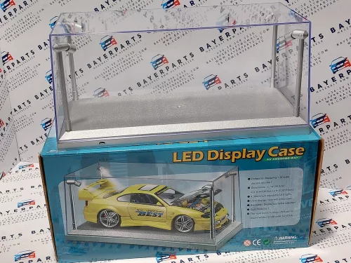 Vitrína pre model auta v mierke 1:18 - s LED osvetlením