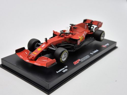 Ferrari - F1 Team Scuderia Ferrari (2020) - Austrálska GP - Sebastian Vettel - s postavičkou pilota - Bburago - 1:43 1/43 model auta