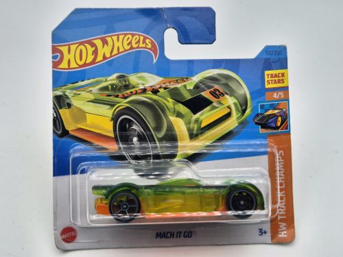 HW Track Champs - 4/5 - Mach It Go -  Hot Wheels - 1:64