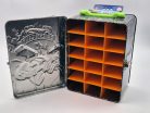 Kovová Hot Wheels úložná krabica  - pre 18 1:64 áut -  Hot Wheels - 1:64