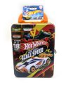 Kovová Hot Wheels úložná krabica  - pre 18 1:64 áut -  Hot Wheels - 1:64