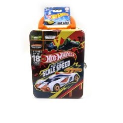   Kovová Hot Wheels úložná krabica  - pre 18 1:64 áut -  Hot Wheels - 1:64