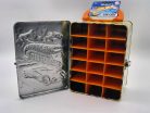 Kovová Hot Wheels úložná krabica  - pre 18 1:64 áut -  Hot Wheels - 1:64
