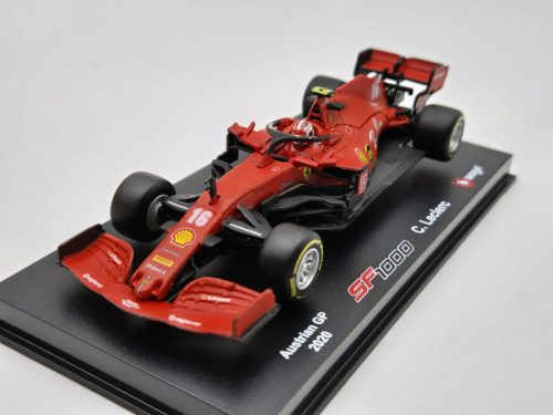 Ferrari SF1000 F1 #16 - Austrian GP (2020) - Charles Leclerc - s postavičkou pilota -  Bburago - 1:43