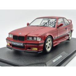   BMW E36 M3 coupe (1994) červená "streetfighter" - Solido - 1:18 1/18 model auta