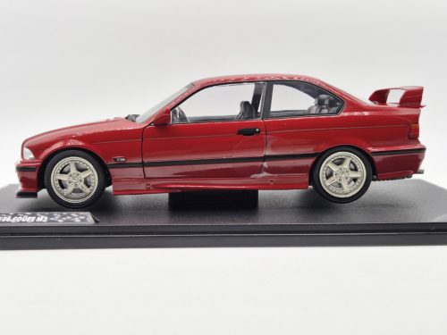 BMW E36 M3 coupe (1994) červená "streetfighter" - Solido - 1:18 1/18 model auta