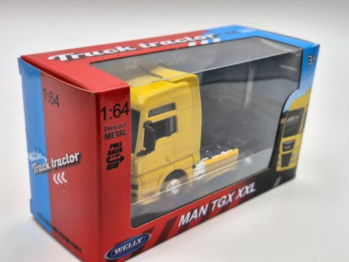 MAN TGX 18.440 XXL Tractor Truck - žltá -  Welly - 1:64