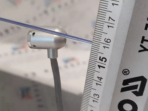 Vitrína pre model auta v mierke 1:18 - s LED osvetlením - čierny podstavec