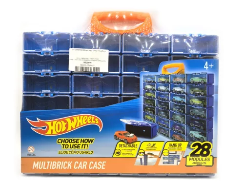 Hot Wheels multibrick vitrína na modely áut – kufrík / úložná taška -  Hotwheels - 1:64