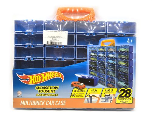 Hot Wheels multibrick vitrína na modely áut – kufrík / úložná taška -  Hotwheels - 1:64