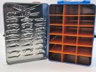 Kovová Hot Wheels úložná krabica  - pre 18 1:64 áut -  Hot Wheels - 1:64