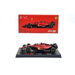   Ferrari F1-75 Scuderia F1 #55 (2022) - Carlos Sainz - s postavičkou pilota -  Bburago - 1:43