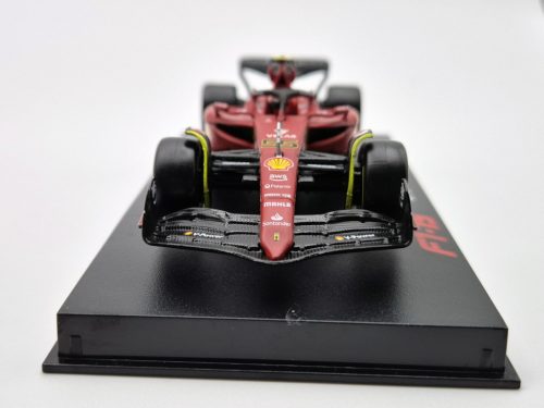 Ferrari F1-75 Scuderia F1 #55 (2022) - Carlos Sainz - s postavičkou pilota -  Bburago - 1:43