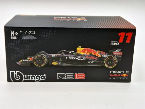Red Bull F1 RB18 Team Oracle #11 (2022) - Sergio Perez - s postavičkou pilota -  Bburago - 1:43
