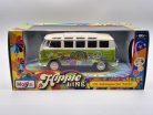 Volkswagen VW T1 Hippie Line Samba -  Maisto - 1:24