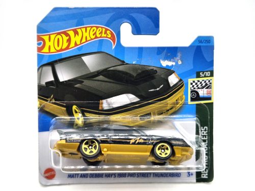 HW Retro Racers - 5/10 - Matt and Debbie Hay's 1988 Pro Street Thunderbird -  Hotwheels - 1:64