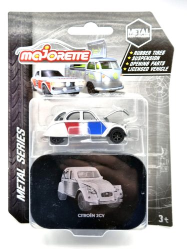 Citroen 2CV - s krabicou -  Majorette metal series - 1:64