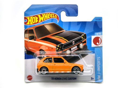 HW J-Imports - 8/10 - '73 Honda Civic Custom -  Hotwheels - 1:64