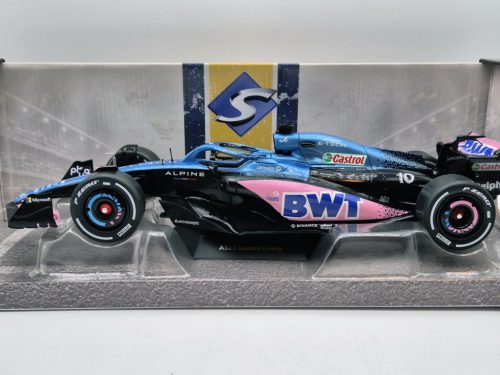 Renault A523 Team BWT Alpine F1 #10 #31 (2023) - Esteban Ocon / Pierre Gasly - modrá -  Solido - 1:18