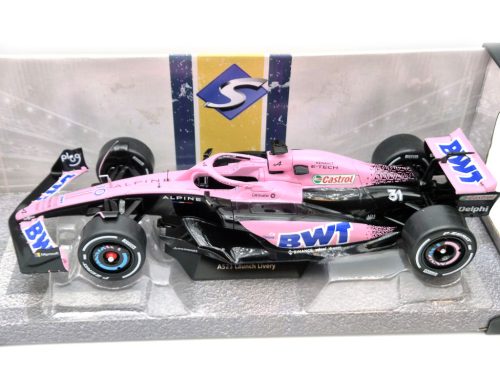 Renault A523 Team BWT Alpine F1 #10 #31 (2023) - Esteban Ocon / Pierre Gasly  - ružová -  Solido - 1:18