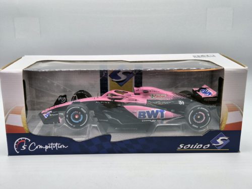 Renault A523 Team BWT Alpine F1 #10 #31 (2023) - Esteban Ocon / Pierre Gasly  - ružová -  Solido - 1:18