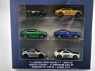 Hot Wheels Sada 6 kusov - Jaguar F-Type Project 7 / BMW M4 / Audi RS 5 Coupe / Mercedes AMG GT / Porsche 911 GT3 RS / Alpine A110 -  Hotwheels - 1:64
