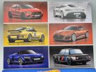 Hot Wheels Sada 6 kusov- BMW 2002 / Mercedes Benz A-class / Audi R8 Spyder / Porsche 934 RSR / Jaguar F-Type / Aston Martin DB10 -  Hotwheels - 1:64