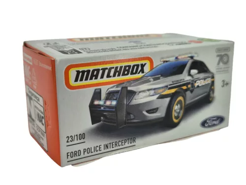 Ford Police Interceptor - 23/100 -  Matchbox - 1:64