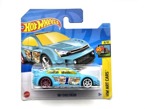 HW Art Cars - 8/10 - Ford Focus (2008) -  Hotwheels - 1:64