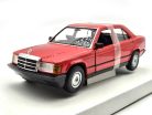 Mercedes Benz 190E (1984) - červená -  Bburago - 1:24