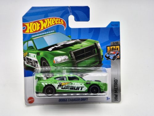 HW Metro - 2/10 - Dodge Charger Drift -  Hotwheels - 1:64
