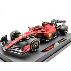   Ferrari SF-23 Team Scuderia F1 #55 (2023) - Carlos Sainz - s postavičkou pilota -  Bburago - 1:18