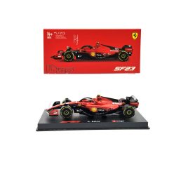   Ferrari SF-23 Team Scuderia F1 #55 (2023) - Carlos Sainz - s postavičkou pilota -  Bburago - 1:43