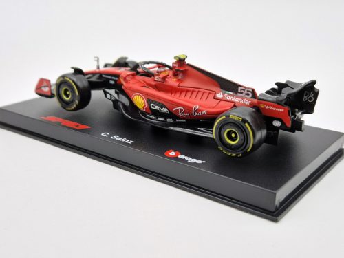 Ferrari SF-23 Team Scuderia F1 #55 (2023) - Carlos Sainz - s postavičkou pilota -  Bburago - 1:43