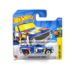   HW Art Cars - 4/10 - Chevrolet Chevy Pickup Custom (1969) -  Hotwheels - 1:64