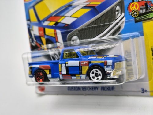 HW Art Cars - 4/10 - Chevrolet Chevy Pickup Custom (1969) -  Hotwheels - 1:64