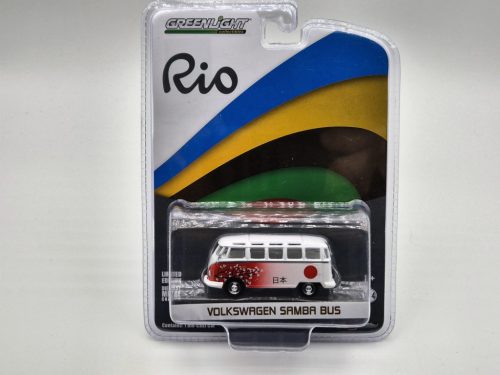 Volkswagen VW Samba Bus - Rio Olympics (2016) -  Greenlight - 1:64