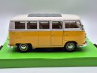 Volkswagen VW T1 Transporter Classis bus (1962) - žltá/biela -  Welly - 1:24