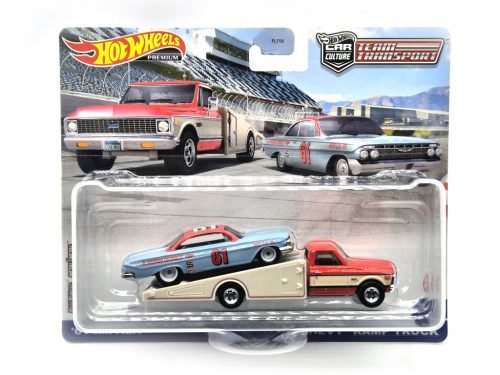 Hot Wheels Team Transport - Chevrolet Impala - Chevrolet Ramp Truck -  Hotwheels - 1:64